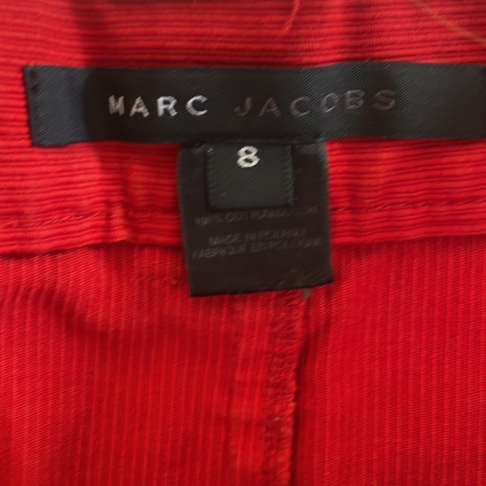 Marc Jacobs red corduroy pencil skirt - Picture 4 of 6